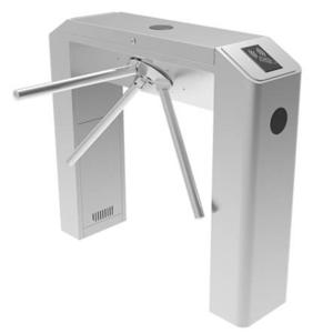 Wholesale zkteco TS2000 Automatic pedestrian waist high 304 stainless steel tripod swing turnstile RFID card/fingerprint reader from china suppliers