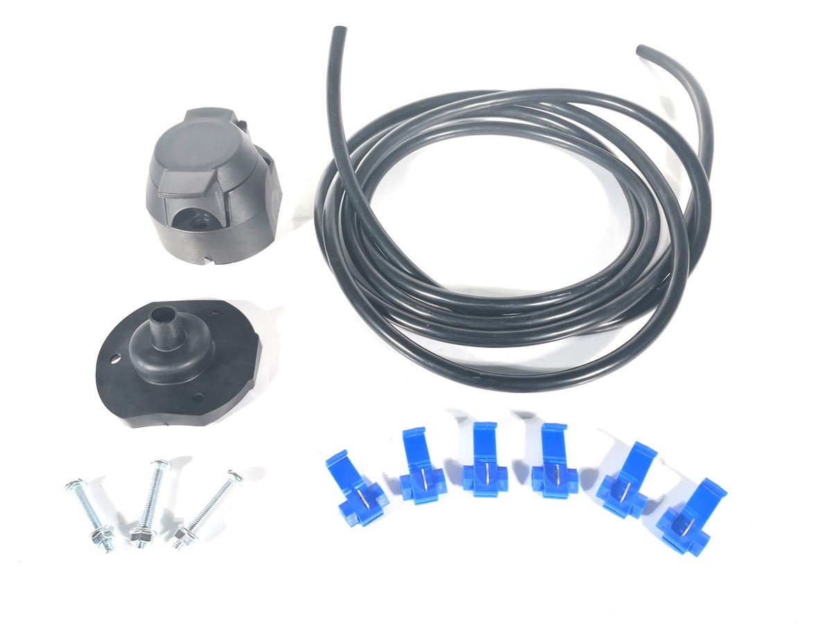 12V 7 Pole Trailer Wiring Harness Standard Size With Metal Accessories