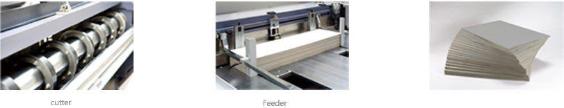 Grey Board / MDF Automatic Cardboard Cutter Machine Stainless Steel Structure