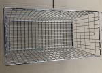 Stainless Kitchen Cabinet Metal Wire Basket / Vegetable Storage Basket