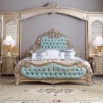 Carved King Size Royal Luxury Design Wooden Bed 1 buyer