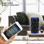 LED Colorful Glare Rhythm Lights Bluetooth Speaker Waterproof Portable Card
