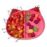 Baby Training Feeding Silicone Plate Hot Selling Customized Bpa Free Cat Shape