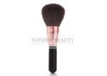 Deluxe Rose Gold Large Powder Face Individual Makeup Brushes With Short Handle
