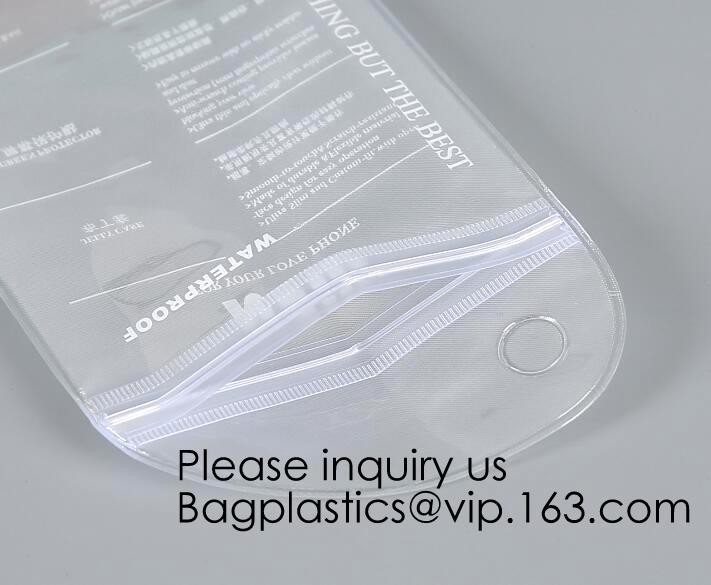 Self Sealing PVC Plastic Zip Lock Bag Thick Clear k Earrings Jewelry Bag Packaging Storage Bags bagease bagplastic