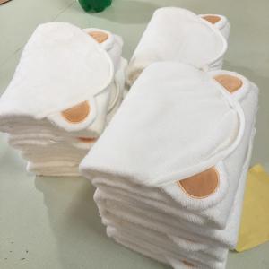 Wholesale China Factory OEM service 100% organic bamboo fiber blanket baby hooded bath towel from china suppliers