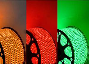 China 5050 SMD 220v RGB Led Strip , Color Changing Led Light Strips 120 Degree Lighting on sale