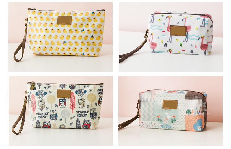 Fashion Women's Case Cute Cartoon Multi-Functional Makeup Pouch