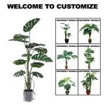 Green Monstera Artificial Potted Floor Plants 180cm Height