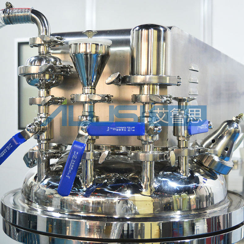 380V/50Hz AVE Vacuum Emulsifier Mixer Toothpaste Vacuum Mixing Machine