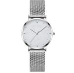 Sky Star Dial Modern Ladies Watches , Women'S Quartz Stainless Steel Casual