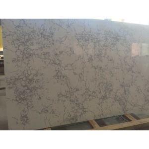 Marble Vein Engineered Stone Volakas White Syntheti Quartz Bathroom Counters Countertops