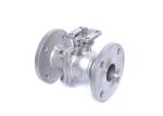 Electric Actuator High Pressure Two Piece Ball Valve Full Port Double Flange