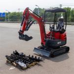 920mm Track Gauge Excavator Hydraulic Parts At With 75° Boom Swing Angle