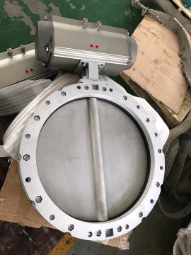 AT83 gray colour aluminum alloy body double acting pneumatic actuator
