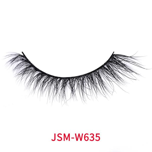 Natural Black 15mm 3d Faux Mink Lashes Soft Handmade