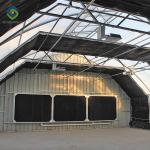 Blackout Light Deprivation Greenhouse For Agriculture 30ft Width