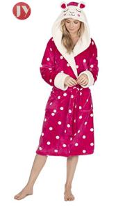 Wholesale Funny Design Animal Hooded Bathrobe Fluffy For Girls Cartoon Character Embroidery from china suppliers