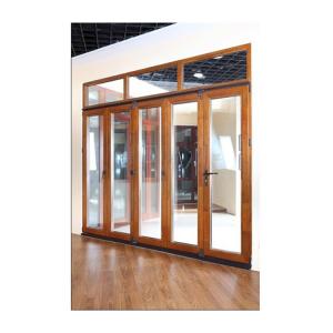 Wholesale KDSBuilding American Style Factory Teak Wood Glass Interior Fold Folding Doors from china suppliers