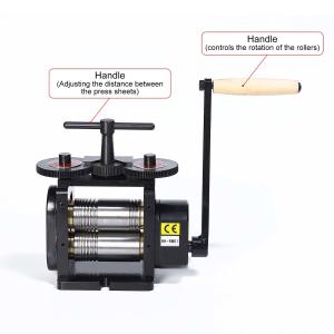 Wholesale Small Jewelry Manual Rolling Mill Machine 110/130mm 110V-220V from china suppliers