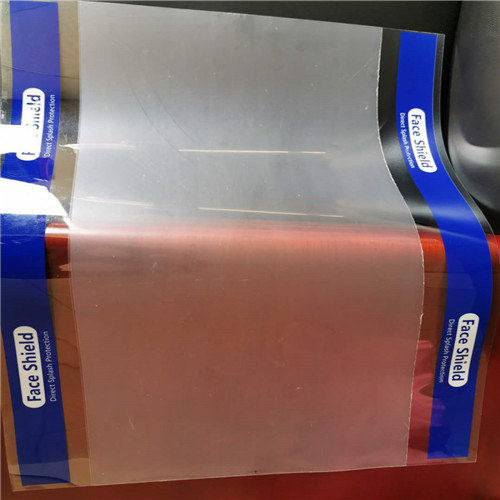 Mirror Finish 0.22mm Rigid PET Film For Face Shield Visor