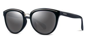 Wholesale TAC Plastic Colored Sunglasses , Black Brown Plastic Aviator Sunglasses Metal Frames from china suppliers