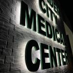 Outdoor Acrylic Sign Led Light Name Boards Stainless Steel Custom 3D Lighting