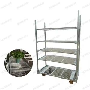 Wholesale Durable Dutch Flower Trolley Surface Treatment Hot Dip Galvanizing Metal Mesh Easy Assemble from china suppliers