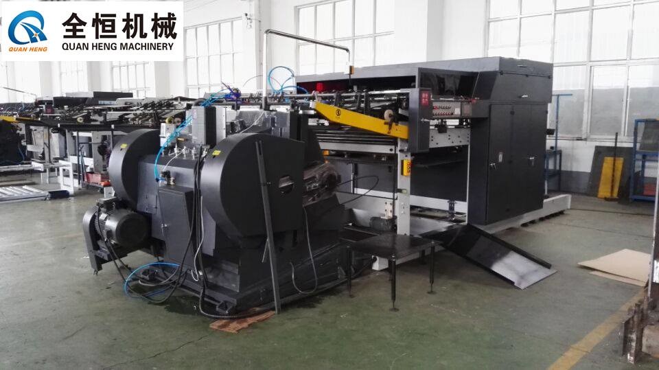 Commercial Corrugated Die Cutting Machine , High Precision Flat Bed Die Cutting Machine