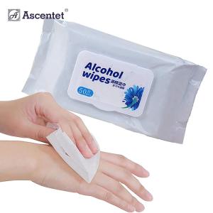 Wholesale Custom Hospital Medical Sterile IPA Clean Isopropyl Alcohol Antiseptic Disinfecting Wet Wipe from china suppliers