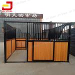 Stunning Galvanized Pine Infill Metal Horse Stalls Medium Duty Custom