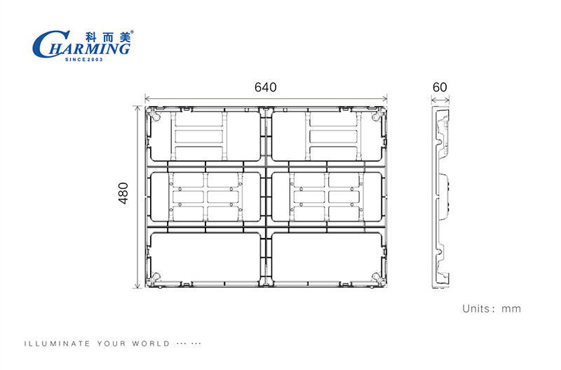 Seamless 3840HZ Fine Pitch LED Display 250x250mm Anti Collision