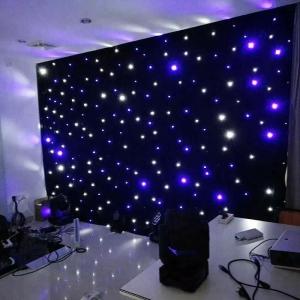 Wholesale Backdrop cloth light led star curtain for wedding stage decorationge from china suppliers
