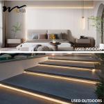 110V / 220V LED Strip Light Super Bright 288Leds/m COB Light Bar Waterproof
