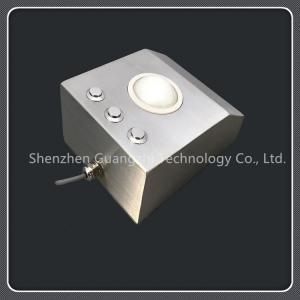 China 3 Keys Type Metal Marine Trackball , Stainless Steel Industrial Pointing Device on sale