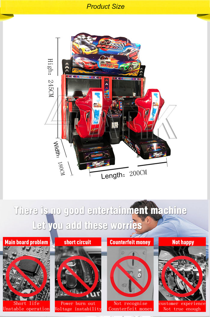 Outrun Coast To Coast 2 Player Arcade Racing Game Machine