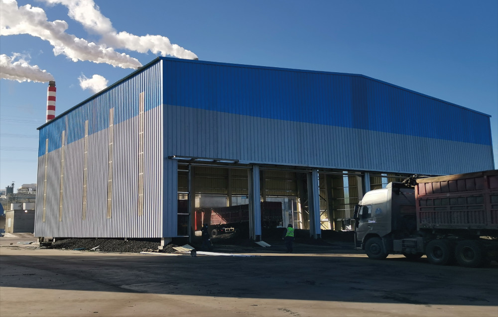 Large Scale Multi Span Logistics Prefabricated Warehouse Building