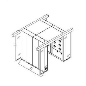 Wholesale Customized Four People 120V Cargo Cleanroom Air Shower from china suppliers