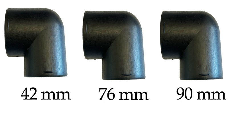 42mm 76mm 90mm Elbow For Webasto Diesel Heater Air Vent