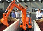 Small Diesel Engine 500kg Hydraulic Excavators For Rent / Home , 6.8kw Power