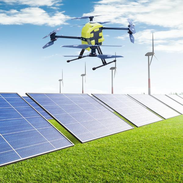 Dustproof Industrial Inspection Drone UAV Mine Street Coastline Surveying And