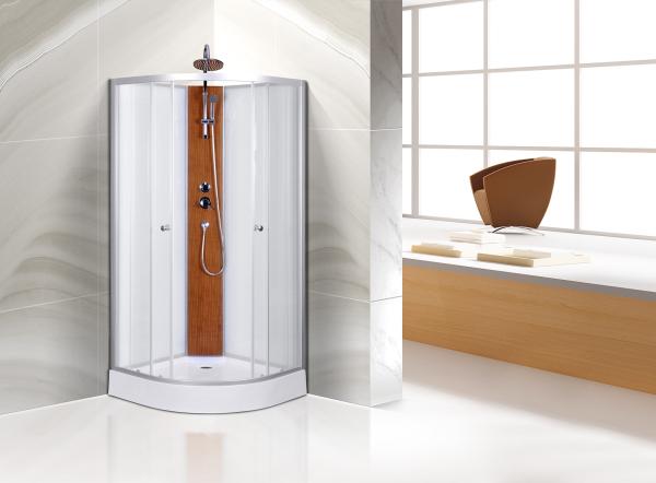 900x900x2250mm,Custom Quadrant Sliding Door Shower Cubicles , Curved Shower