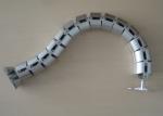 Silver Color Under Table Cable Organizer Snake Cable Organizer For Office Desk