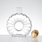 Aluminum Plastic PP Collar Clear Glass Bottle 51cm Length for Cocktails and Wine