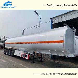 Wholesale 4 Axle 54m3 54000L Fuel Tank Trailer For Ghana 6 Pcs Comdepartment from china suppliers