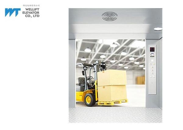 2000KG Industrial Goods Passenger Lifts , Standard Shaft Warehouse Freight