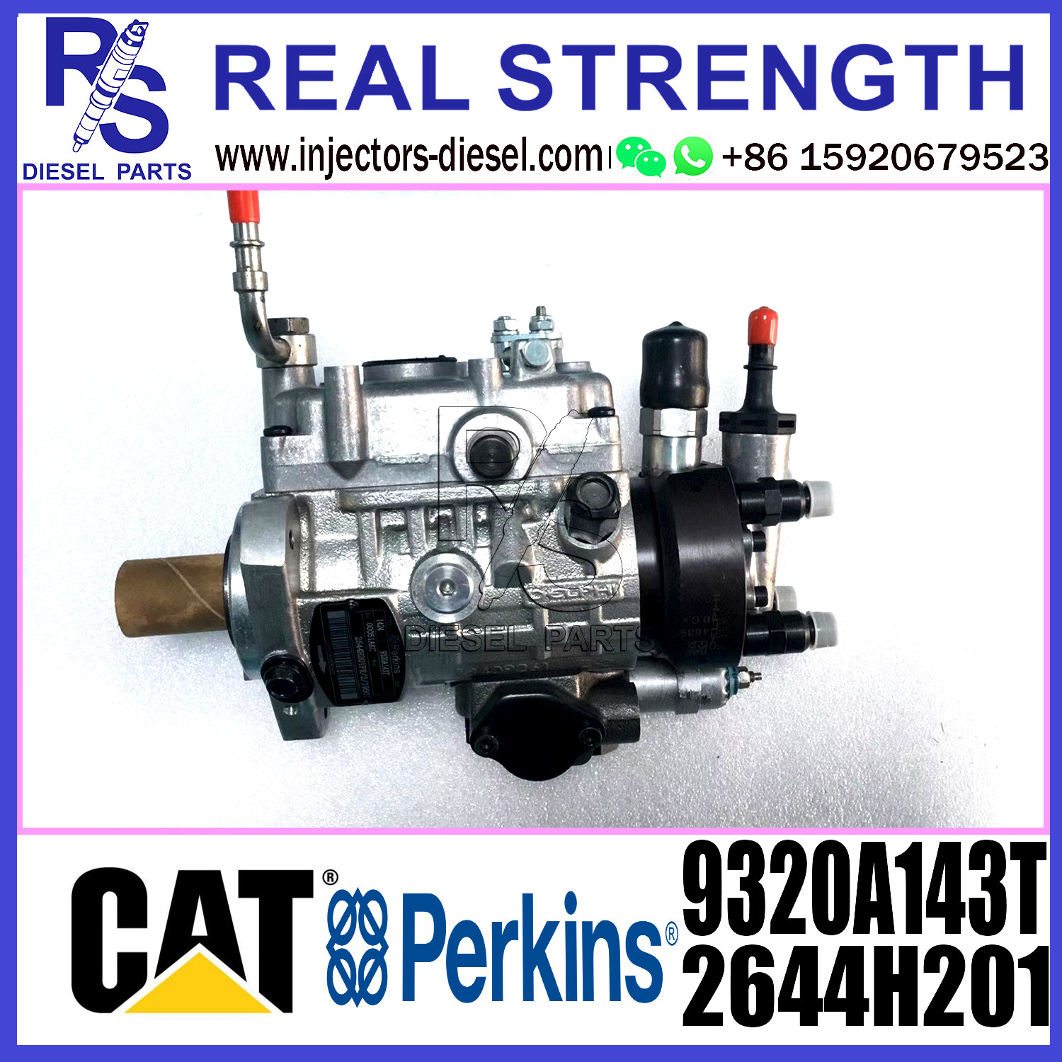 Delphi 4 Cylinder Fuel Injection Pump 9320A143T 2644H201 For Tractor or Truck Engine Assembly