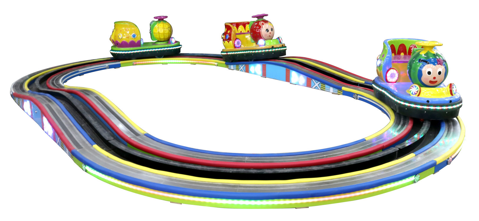 Mini Roller Coaster Coin Operated Arcade Machines Ride On Train Animals Themed