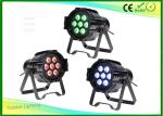 Slim Par64 7 x 15w Led Par Light Rgbwa Uv 6in1 Indoor Cast Aluminum House Led