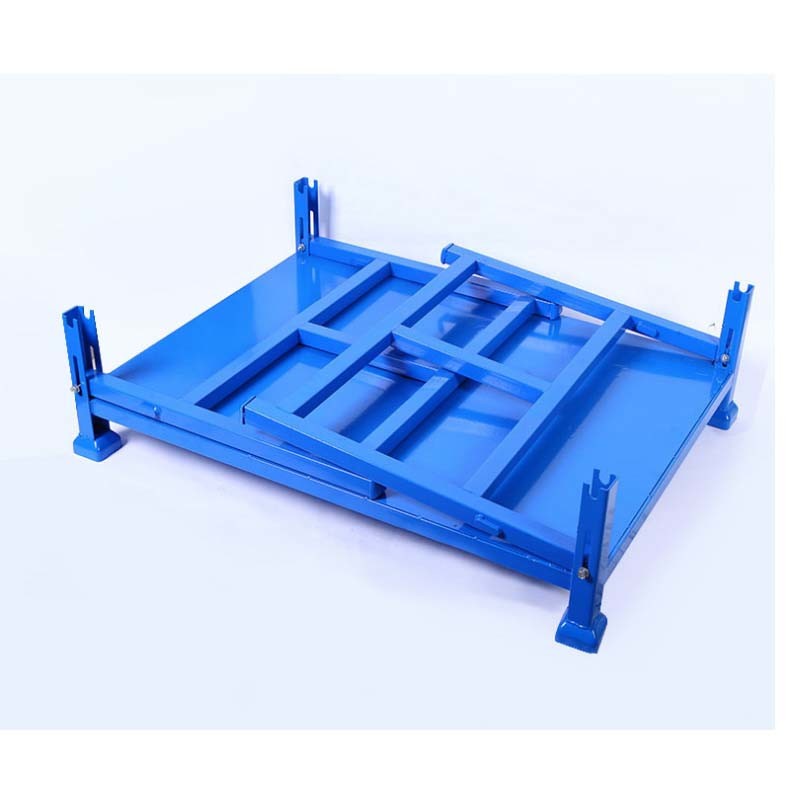 Customizable Space Saving Steel Pallet Box Heavy Duty Nestable Storage Box